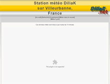 Tablet Screenshot of meteo.diliak.net